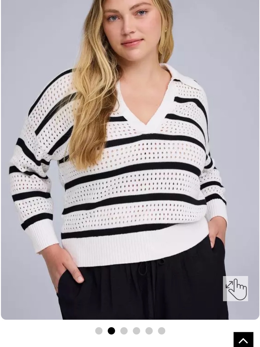 NWT Torrid Belle Isle Pointelle Pullover Sweater